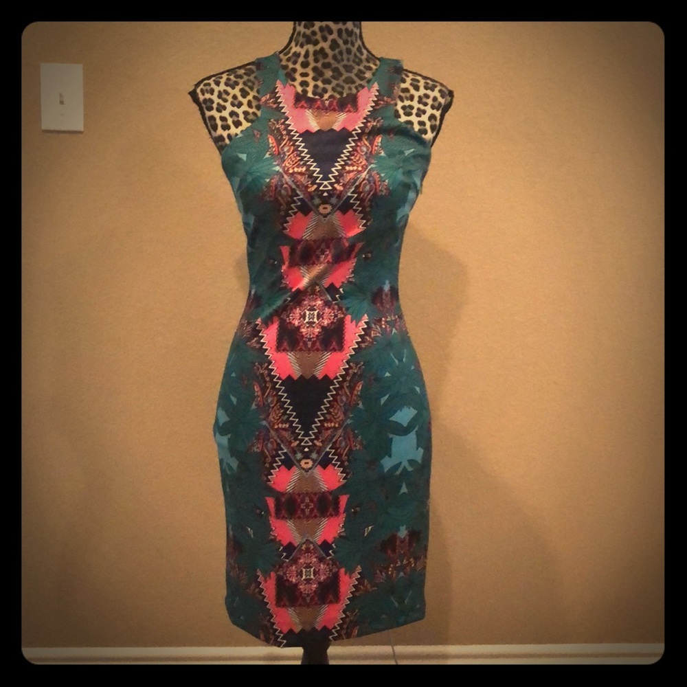 Gianni Bini tropical print dress.